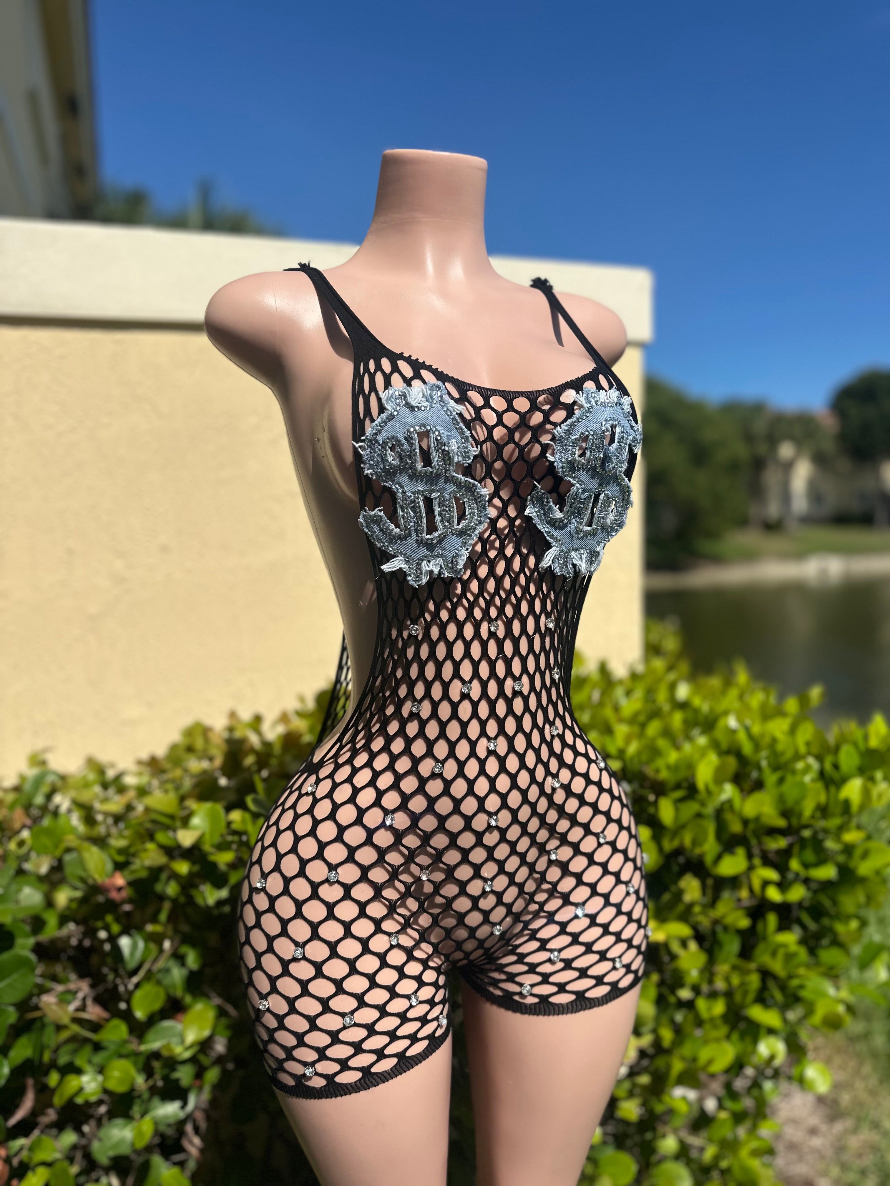 Dollar Sign Romper