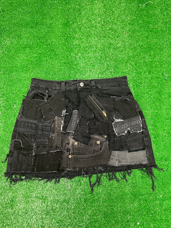 Black Patch Skirt #34