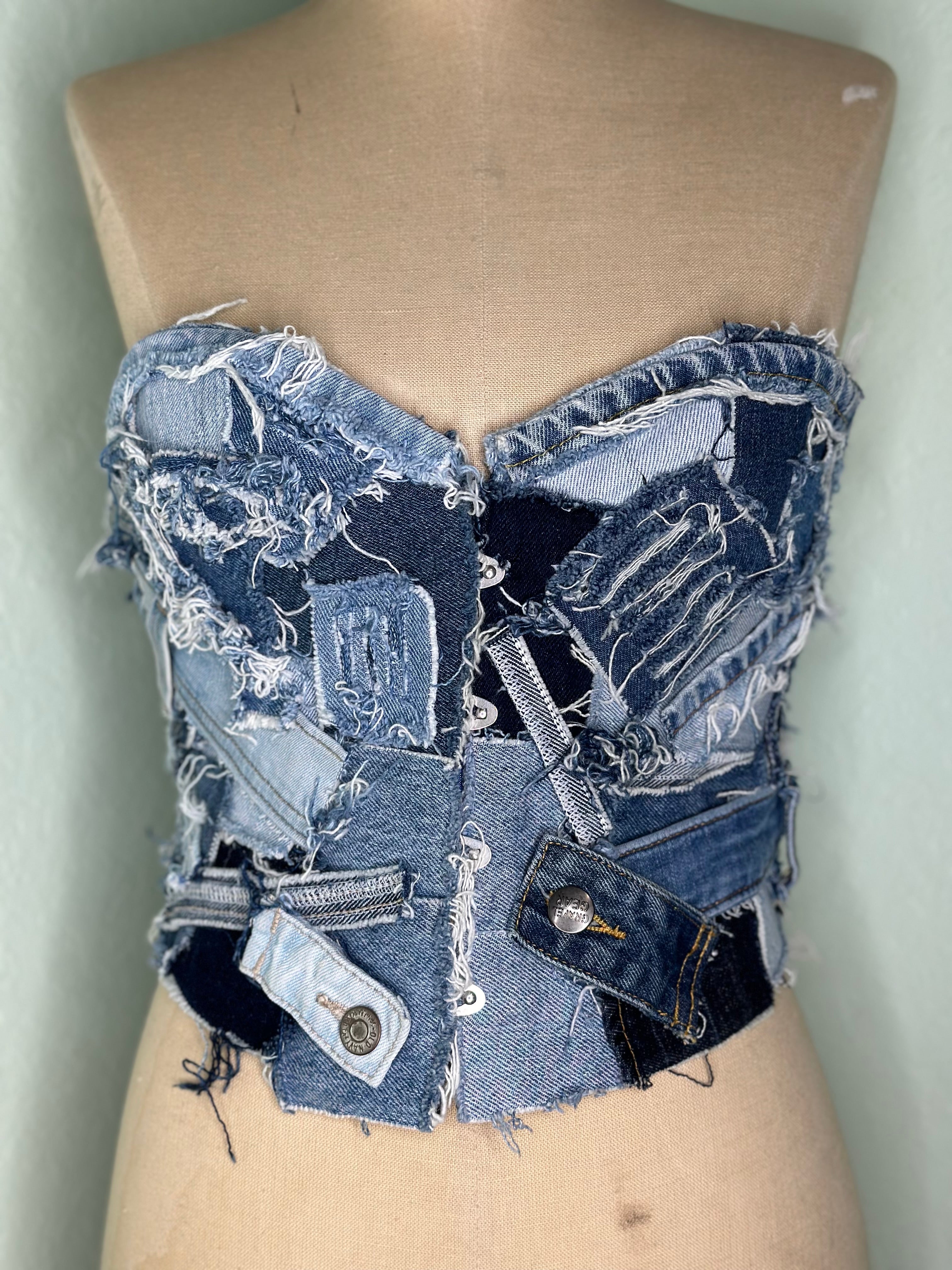 Denim Corset #8