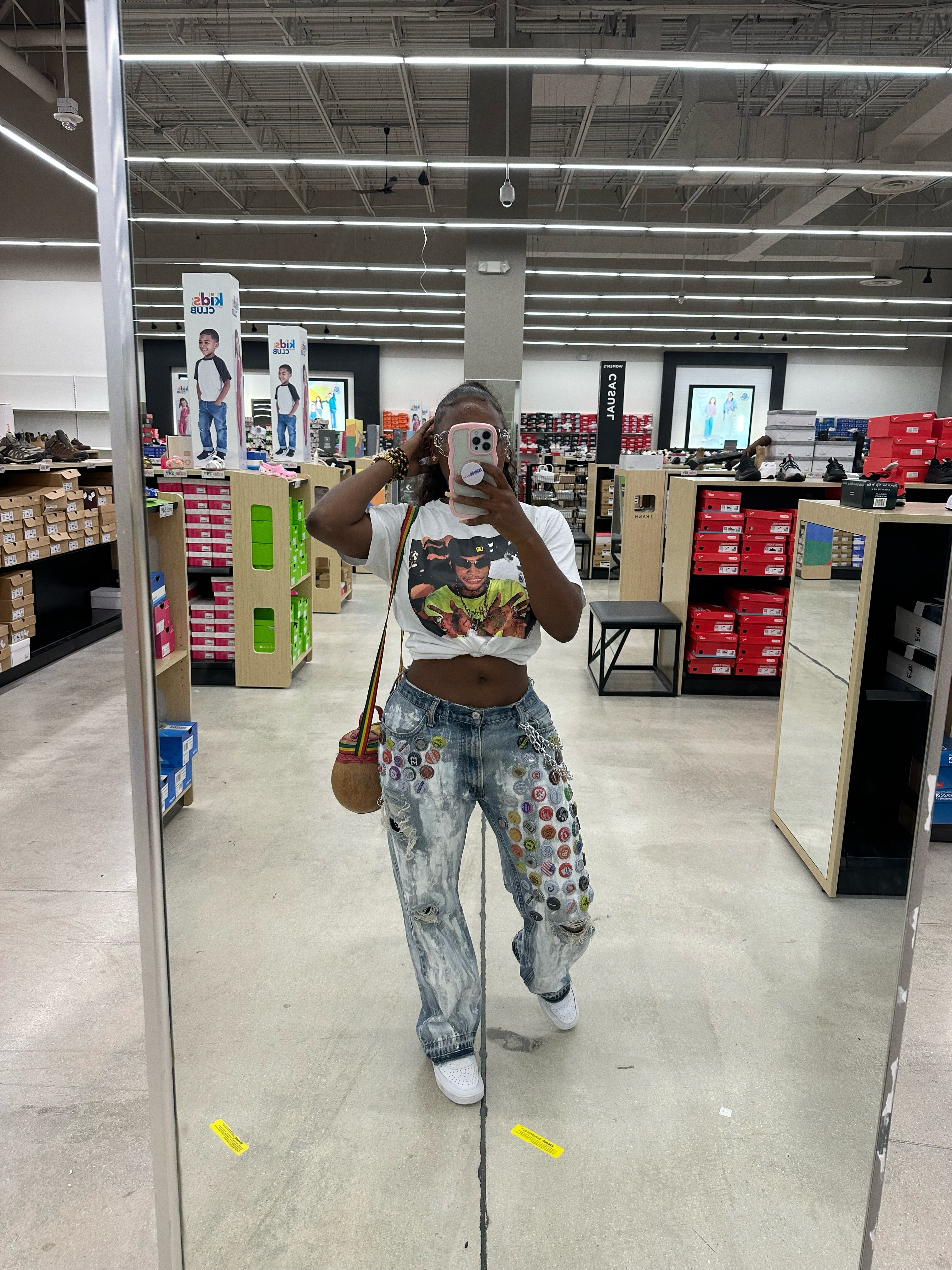 White Stopper Jeans