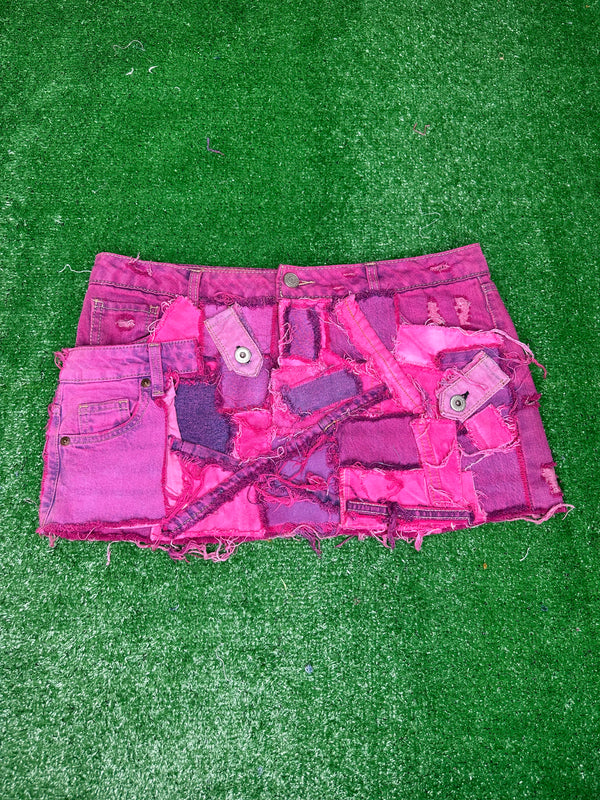 Pink Patch Skirt #23