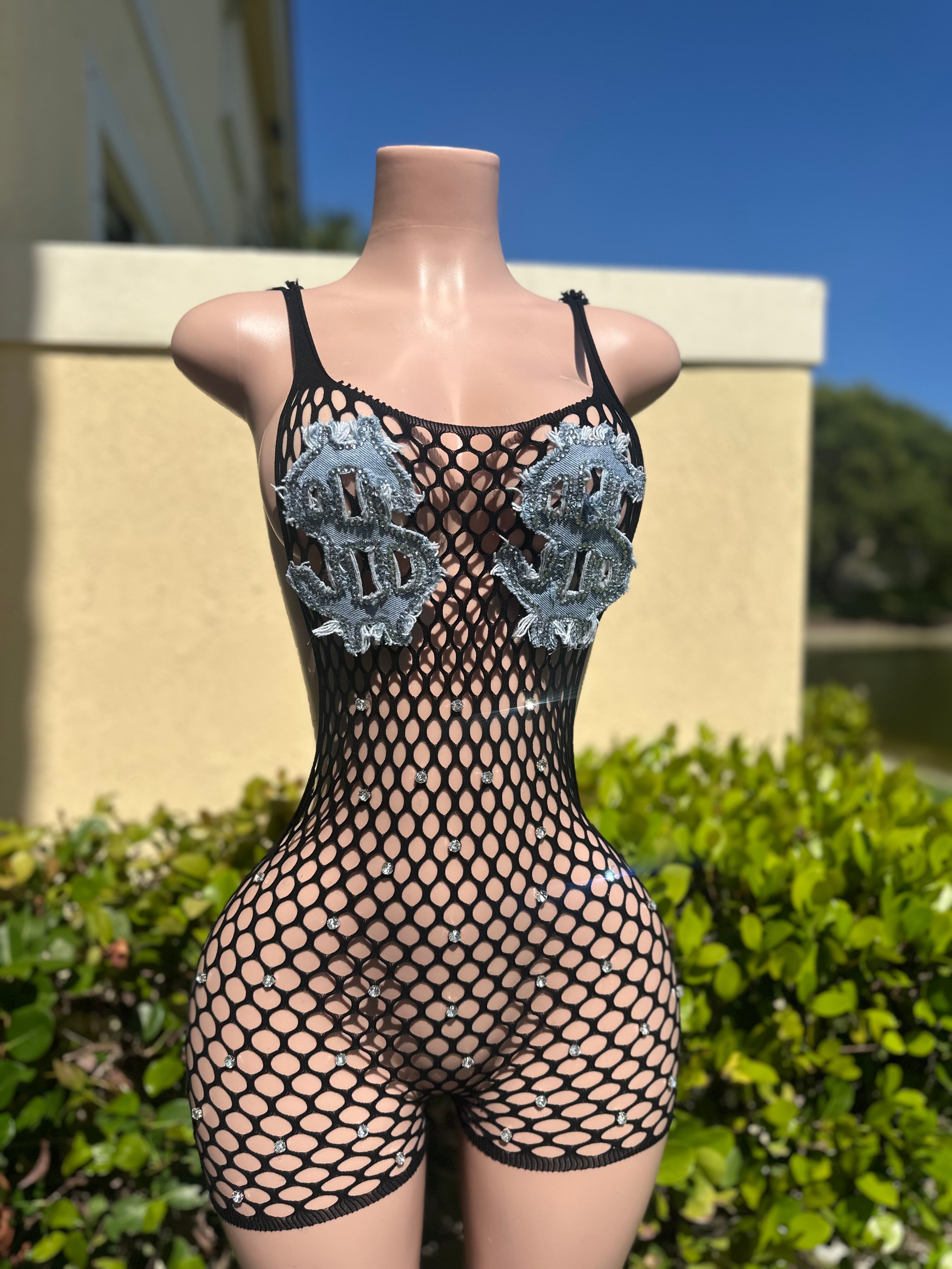 Dollar Sign Romper